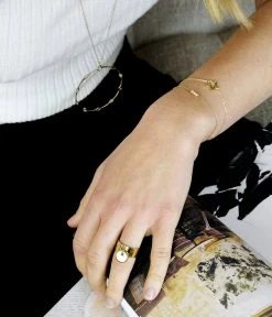 Bague Nacera (Acier Doré) -Zagbijoux Boutique SRM19658 01SEL P2