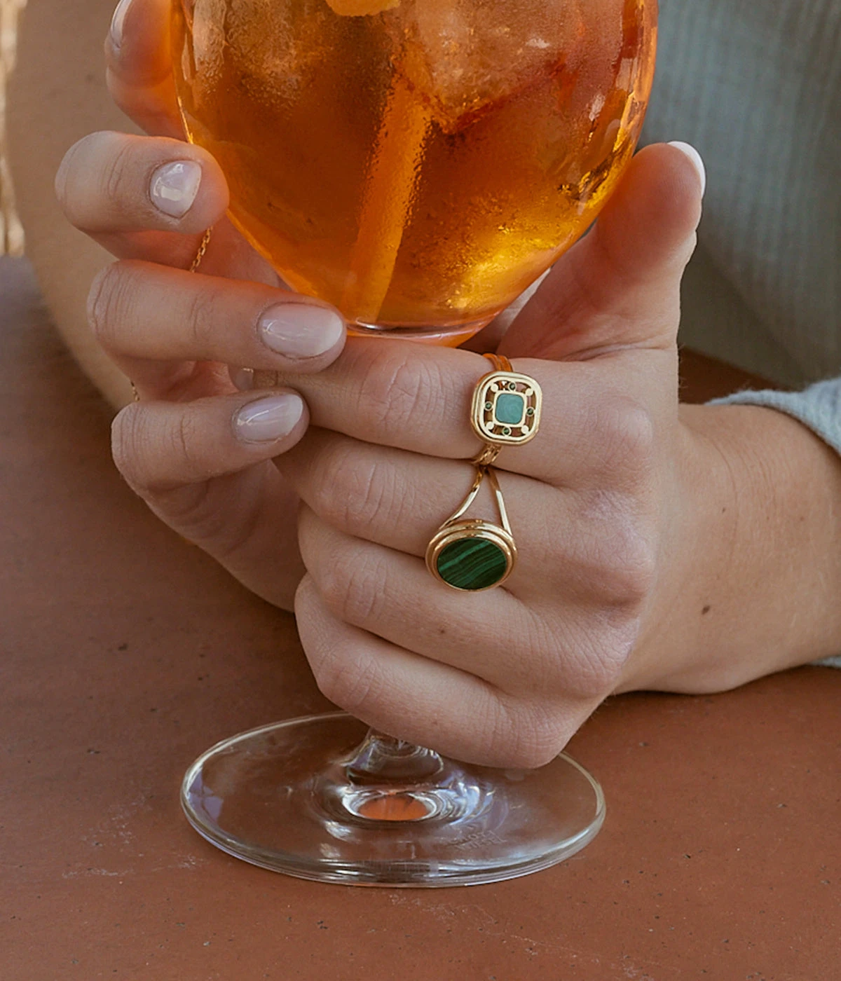 Bague Gasby (Acier Doré) 4 Bague Gasby (Acier Doré) – Image 2