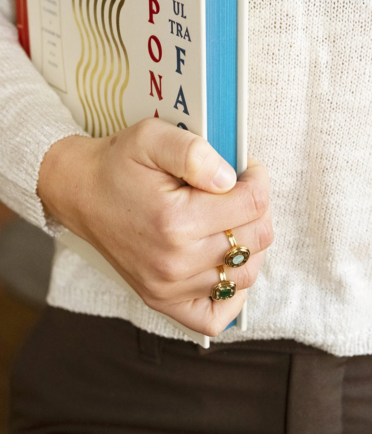 Bague Gasby (Acier Doré) 5 Bague Gasby (Acier Doré) – Image 3