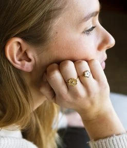 Bague Kika (Acier Doré) -Zagbijoux Boutique SRM19944 01SEL P1