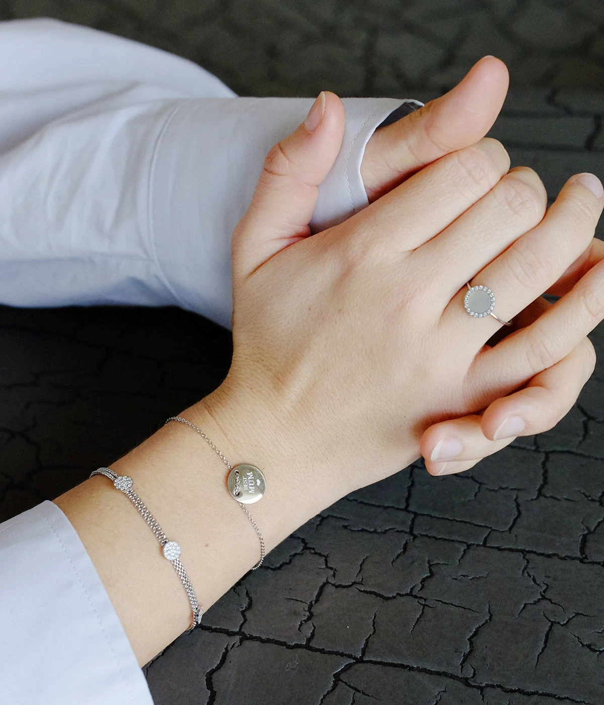 Bague Linda (Acier) 4 Bague Linda (Acier) – Image 2