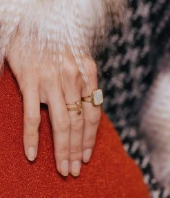 Bague Alicia (Acier Doré) -Zagbijoux Boutique SRR16540 01SEL P