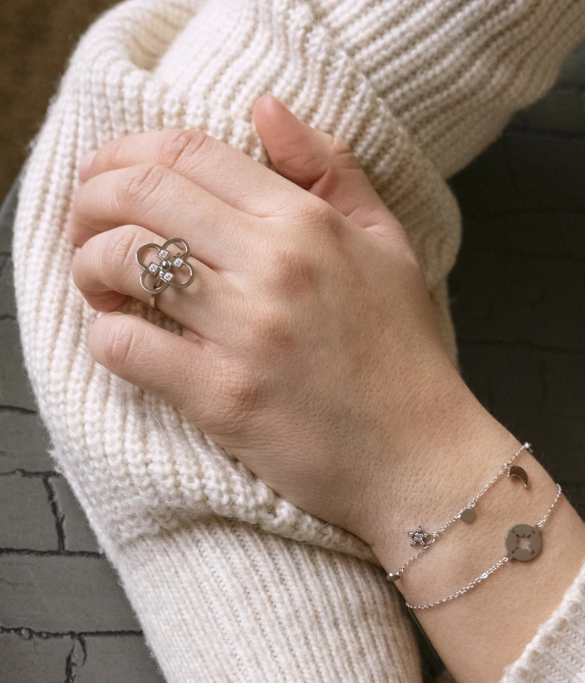 Bague Rosie (Acier) 4 Bague Rosie (Acier) – Image 2