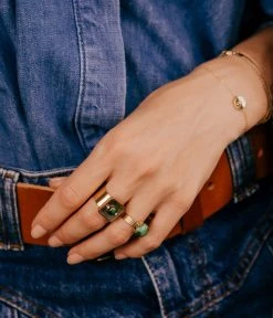 Bague Mula (Acier Doré) -Zagbijoux Boutique SRR18124 01SEL P