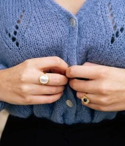 Bague Pearly (Acier Doré) -Zagbijoux Boutique SRR18338 01SEL P2