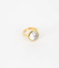 Bague Pearly (Acier Doré)