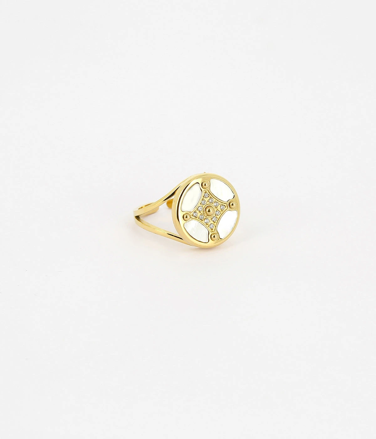 Bague Suzin (Acier Doré) 3 Bague Suzin (Acier Doré)