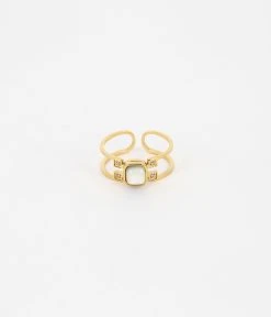 Bague Ostie (Acier Doré)