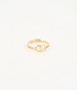 Bague Doriane (Acier Doré)