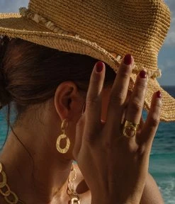 Bague Ginza (Acier Doré) -Zagbijoux Boutique SRR9552 01UNI P3