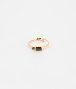 Bague Serenity (Acier Doré) -Zagbijoux Boutique SRS18138 01BLK WEB