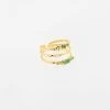 Bague Napoli (Acier Doré) -Zagbijoux Boutique SRS20095 01GRN WEB