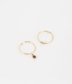 Bague Carole (Acier Doré) -Zagbijoux Boutique SRX18136 01BLK WEB