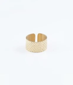 Bague Athena (Acier Doré)