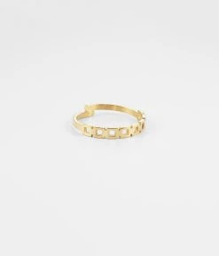 Bague Chelsa (Acier Doré)