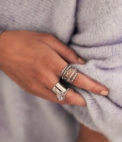 Bague Forçat1 (Acier) -Zagbijoux Boutique bague forcat1 acier portee