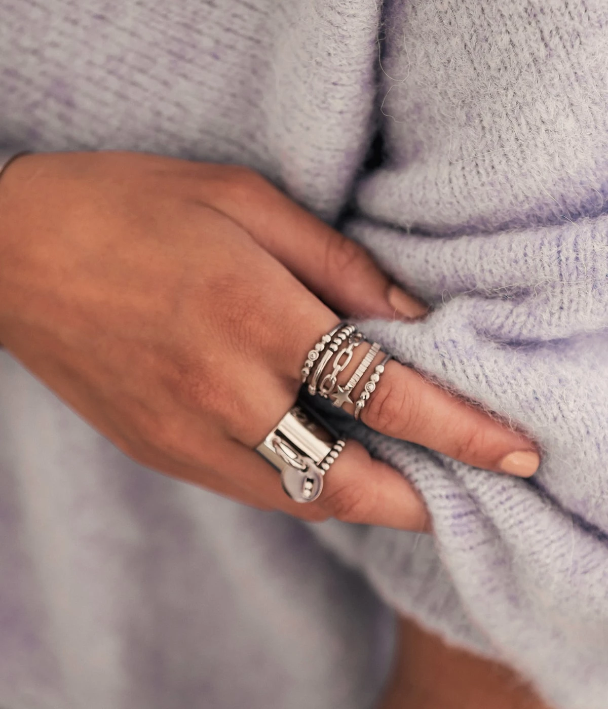 Bague Forçat1 (Acier Doré) 4 Bague Forçat1 (Acier Doré) – Image 2