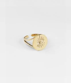 Bague Isis (Acier Doré)