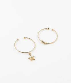 Bague Ithaque (Acier Doré) -Zagbijoux Boutique bague ithaque acier dore 2