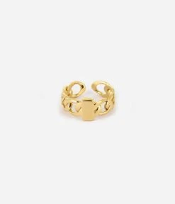 Bague Liane (Acier Doré)