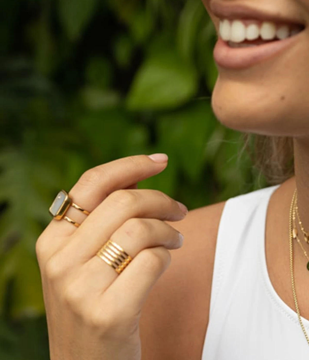 Bague Mando (Acier Doré) 5 Bague Mando (Acier Doré) – Image 3