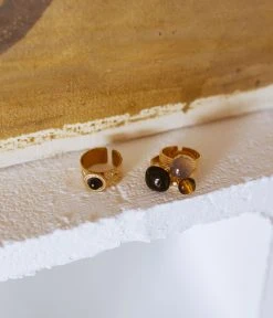 Bague Mish (Acier Doré) -Zagbijoux Boutique bague mish acier dore nature morte