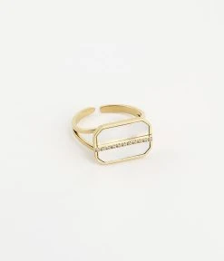 Bague Nikov (Acier Doré)