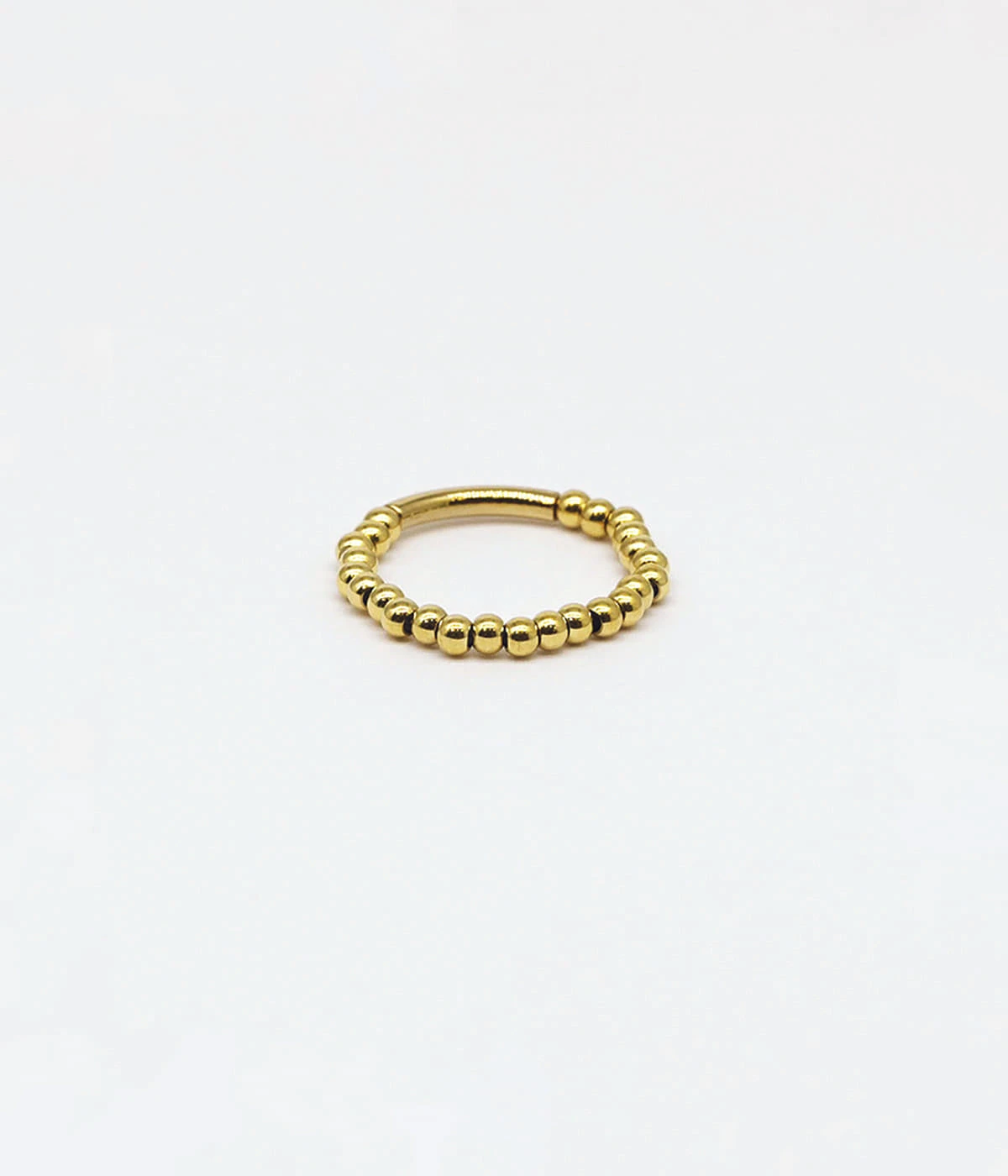 Bague Perlouze (Acier Doré) 3 Bague Perlouze (Acier Doré)