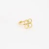 Bague Rosie (Acier Doré) -Zagbijoux Boutique bague rosie acier dore