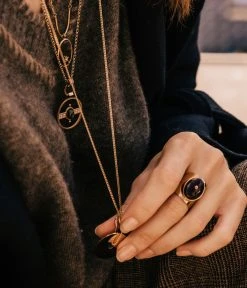 Bague Sceria (Acier Doré) -Zagbijoux Boutique bague sceria