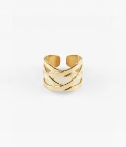 Bague Sirius (Acier Doré)