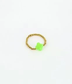 Bague Velasquez (Acier Doré) -Zagbijoux Boutique bague velasquez acier dore jade