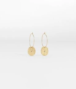 Boucles D'oreilles Achille (Acier Doré)