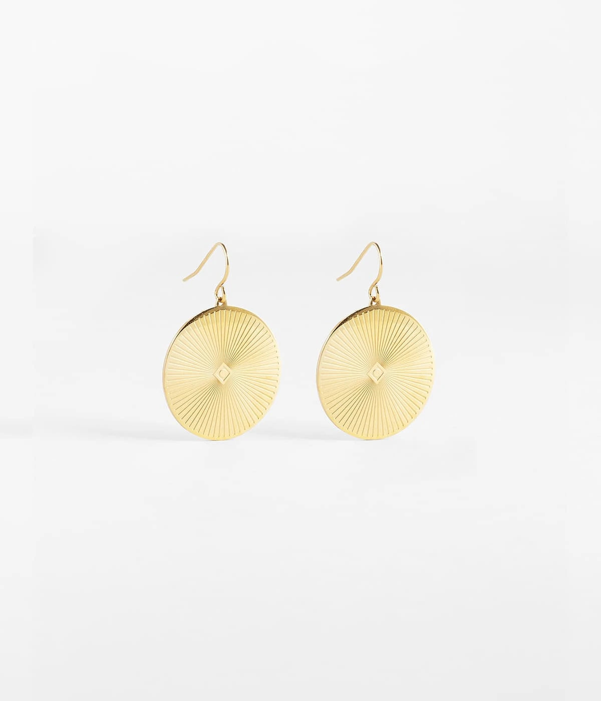 Boucles D'oreilles Ali (Acier Doré) 3 Boucles D'oreilles Ali (Acier Doré)