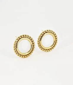 Boucles D’oreilles Arya (Acier Doré)