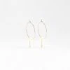 Boucles D'oreilles Asteria (Acier Doré) -Zagbijoux Boutique boucles doreilles asteria acier dore