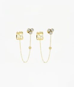 Boucles D'oreilles Bellucci (Acier Doré)