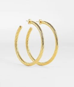 Boucles D'oreilles Catarina (Acier Doré)