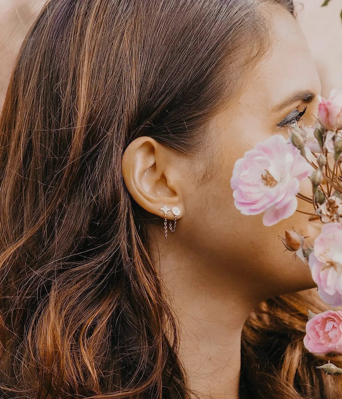 Boucles D'oreilles Choupette (Acier Doré) 4 Boucles D'oreilles Choupette (Acier Doré) – Image 2