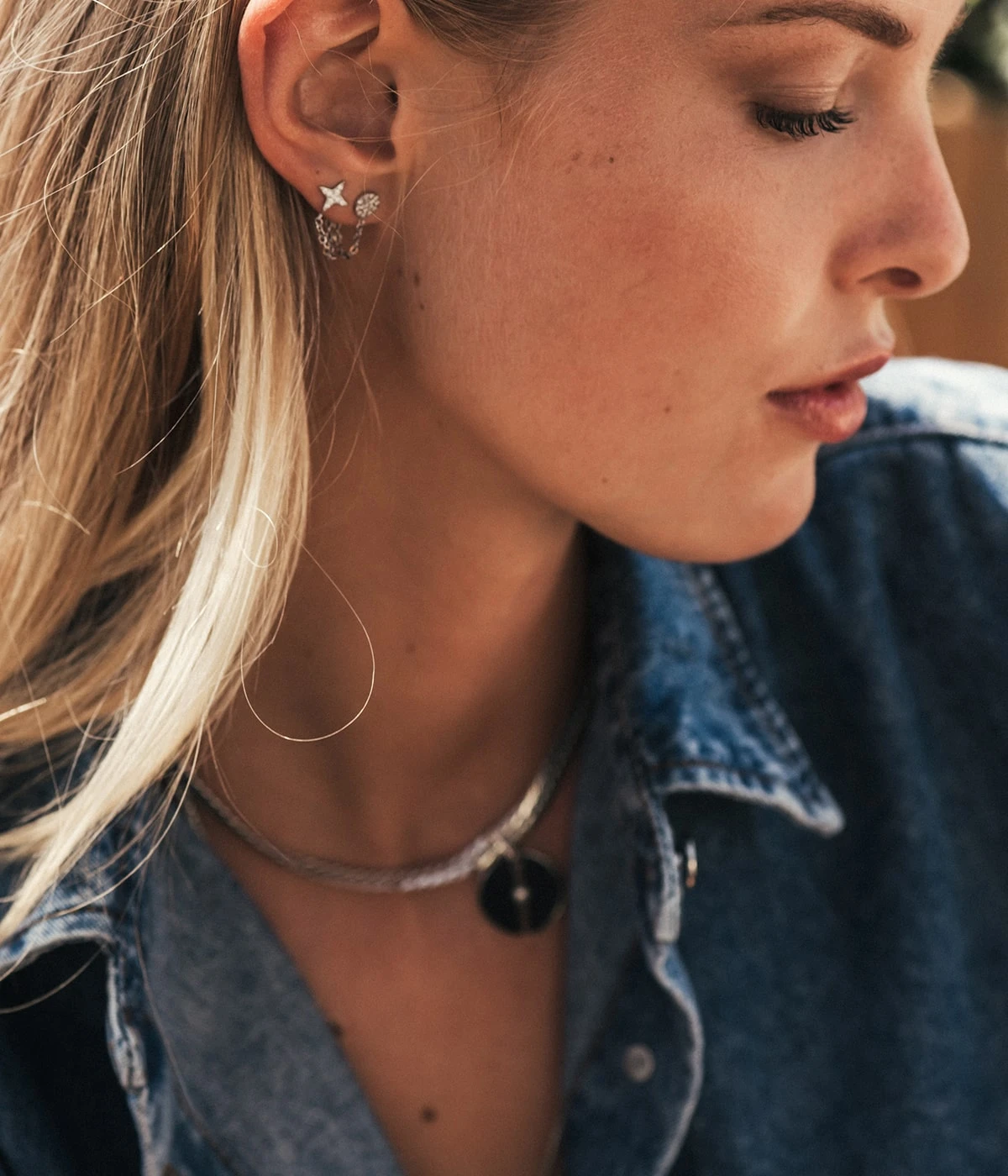 Boucles D'oreilles Choupette (Acier) 4 Boucles D'oreilles Choupette (Acier) – Image 2