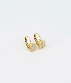 Boucles D'oreilles Code (Acier Doré)