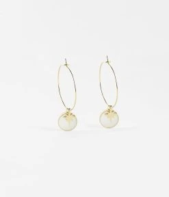 Boucles D'oreilles Colombus (Acier Doré)