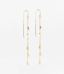 Boucles D'oreilles Confettis (Acier Doré)