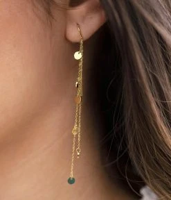 Boucles D'oreilles Confettis (Acier) 5 Boucles D'oreilles Confettis (Acier) -Zagbijoux Boutique boucles doreilles confettis acier dore portees f819b2cc 0561 491e 8dc6 c63cf0820f6a