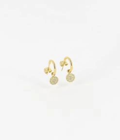 Boucles D'oreilles Créoles Choupette (Acier Doré)