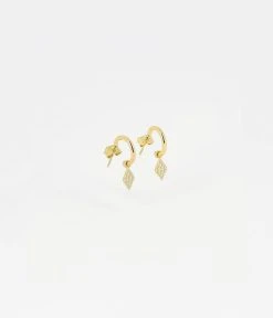 Boucles D'oreilles Créoles Claudia (Acier Doré)