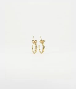 Boucles D'oreilles Créoles Muri (Acier Doré)