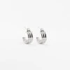 Boucles D'oreilles Damas (Acier) -Zagbijoux Boutique boucles doreilles damas acier