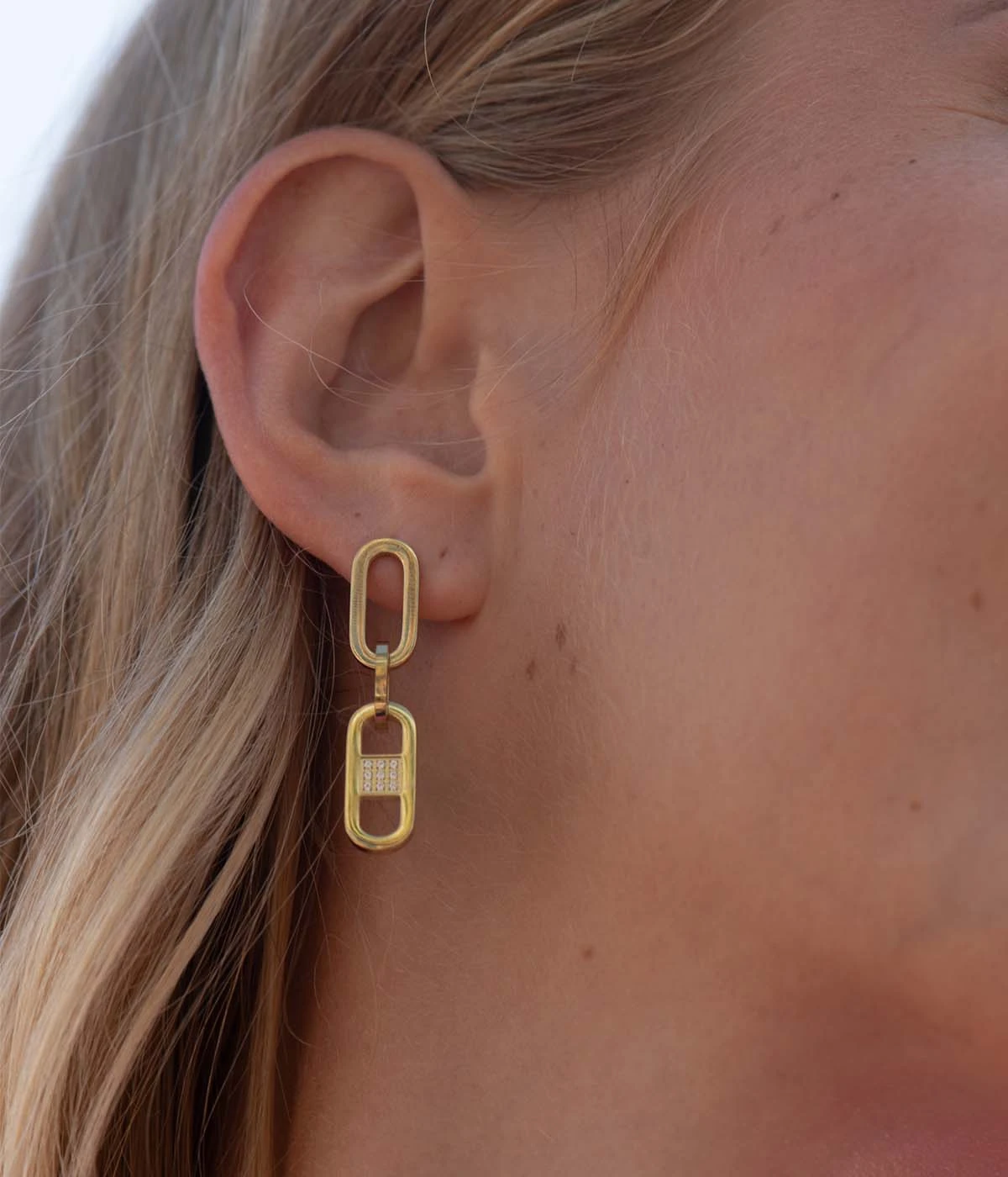 Boucles D'oreilles Délia (Acier) 4 Boucles D'oreilles Délia (Acier) – Image 2