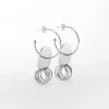 Boucles D'oreilles Dolmen (Acier) -Zagbijoux Boutique boucles doreilles dolmen acier